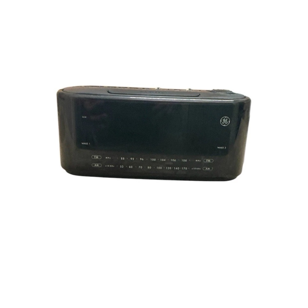VTG GE AM FM Radio 7-4852A Large LED Dual-Wake Digital Alarm Clock TESTED WORKS